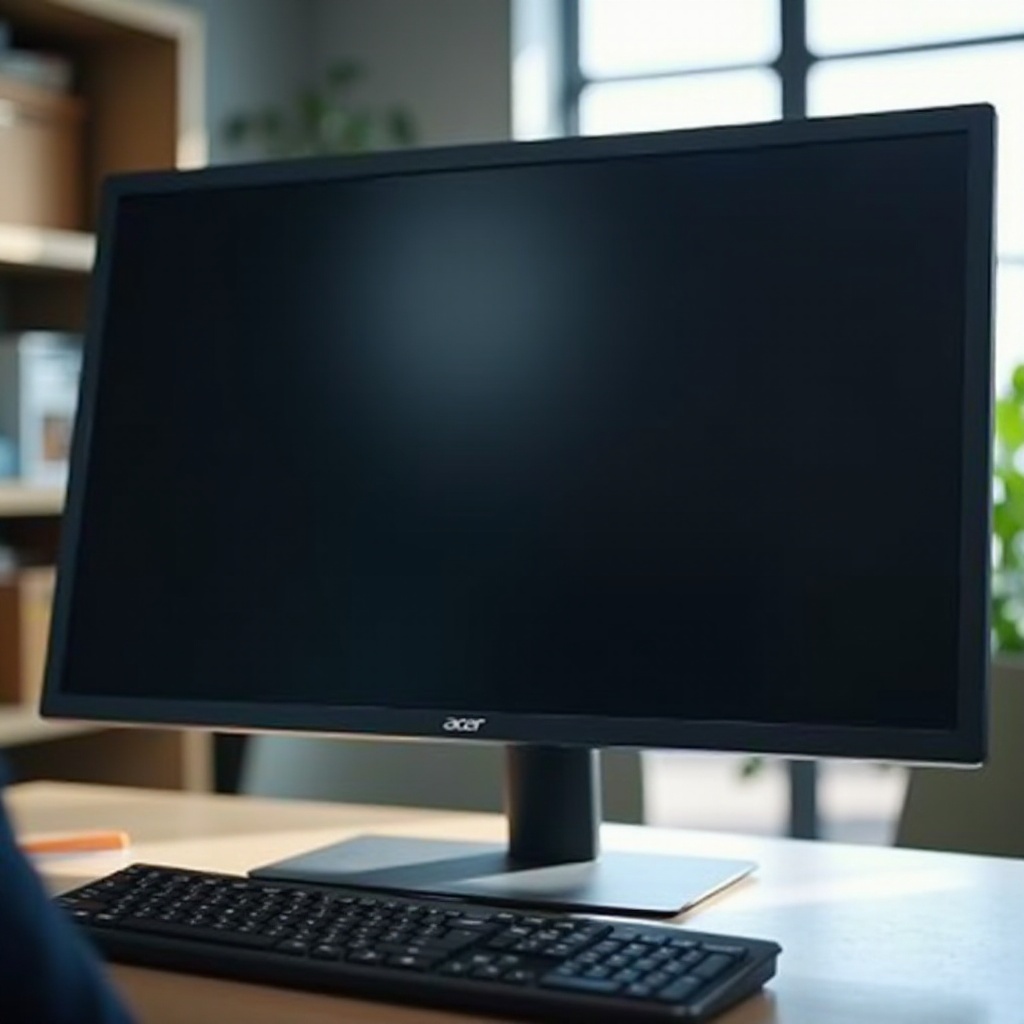 なぜ私のAcerモニターが点かないのですか？