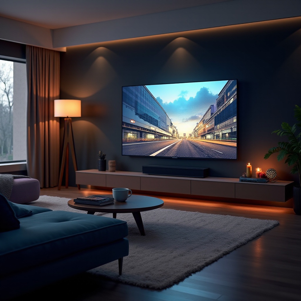 テレビのコントラスト設定