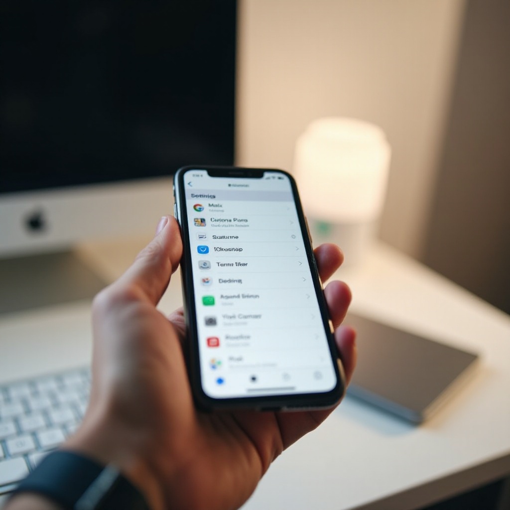 iPhoneで反転をオフにする方法