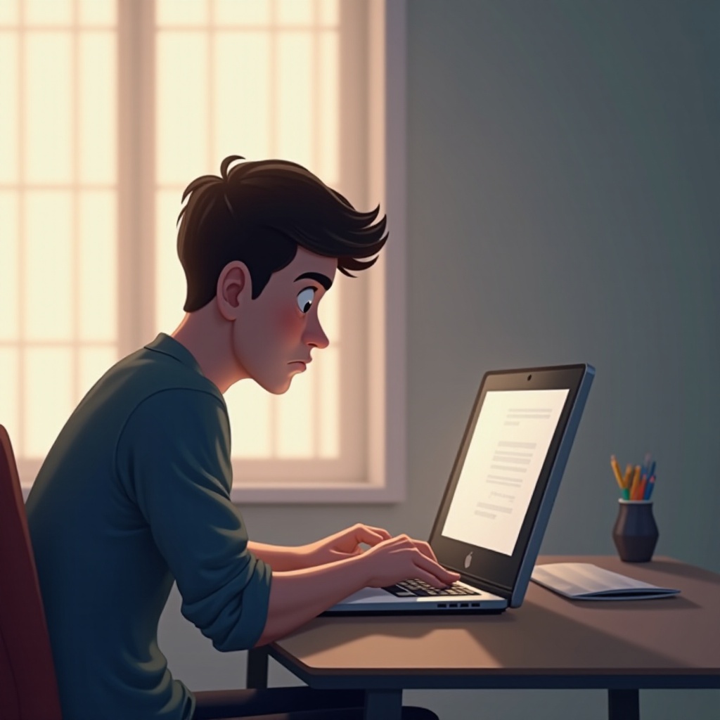 layar komputer laptop terbalik