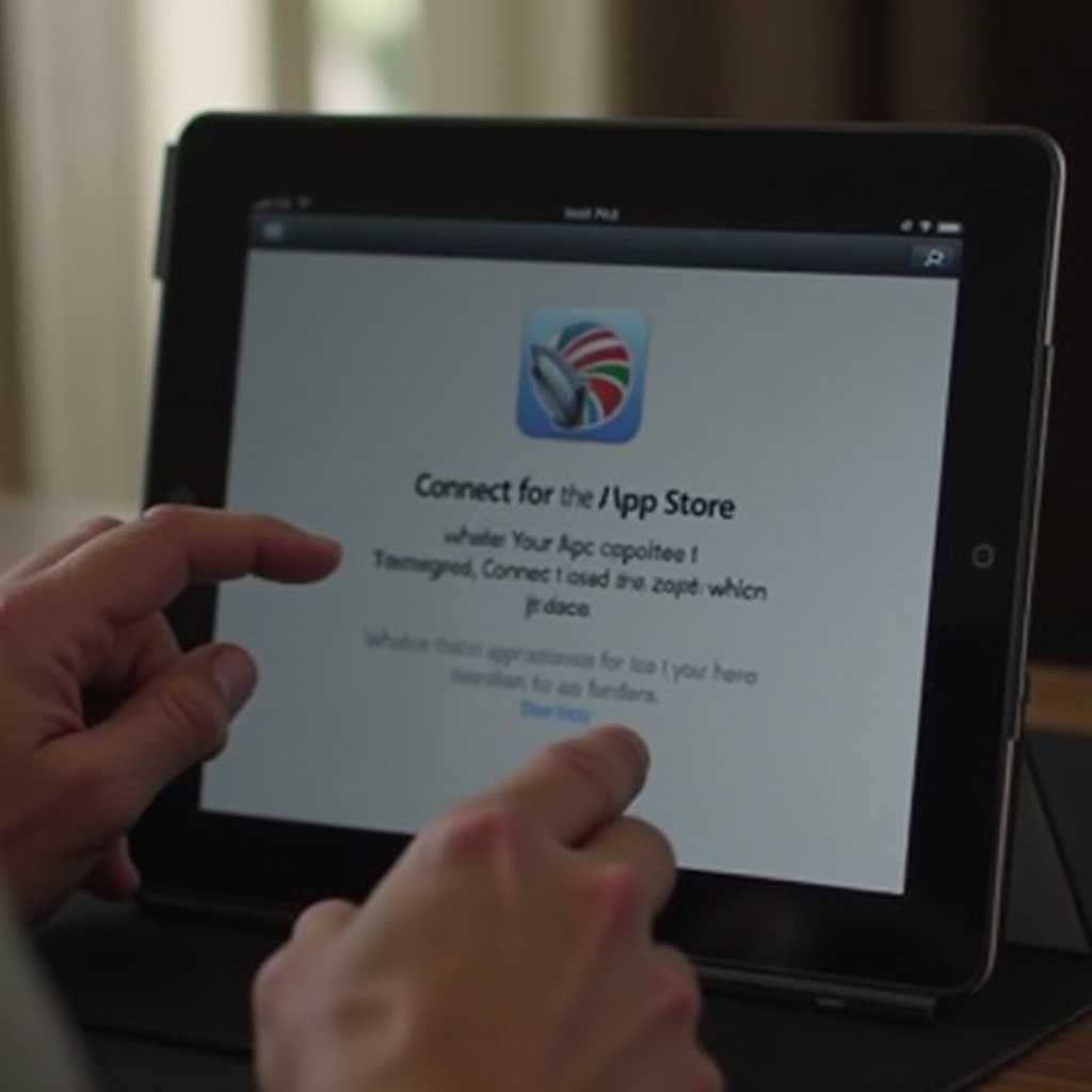 iPad ไม่สามารถเชื่อมต่อกับ App Store ได้