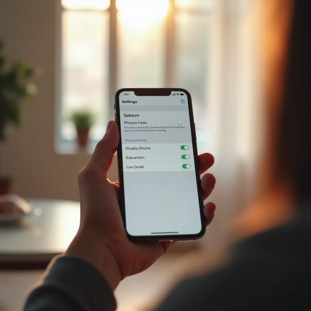mematikan mode data rendah di iPhone