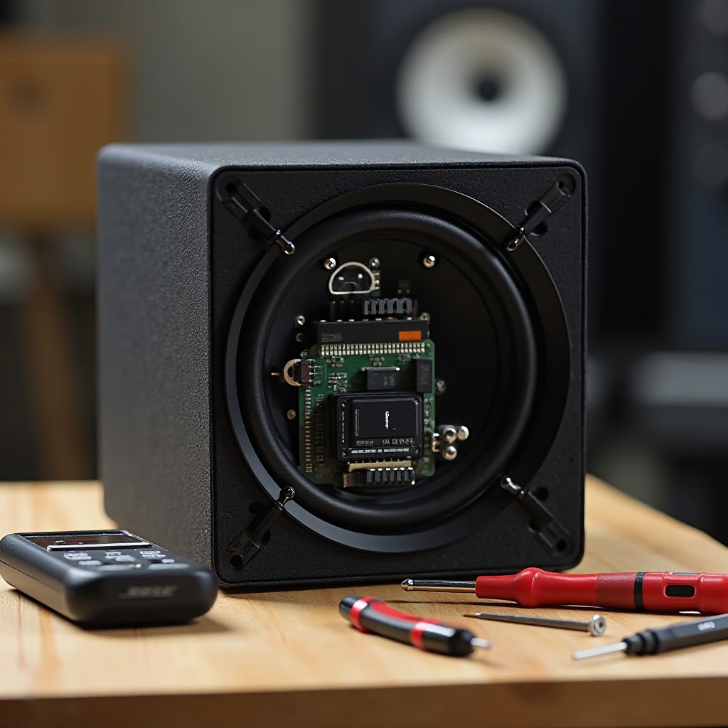 보스 서브우퍼가 켜지지 않음