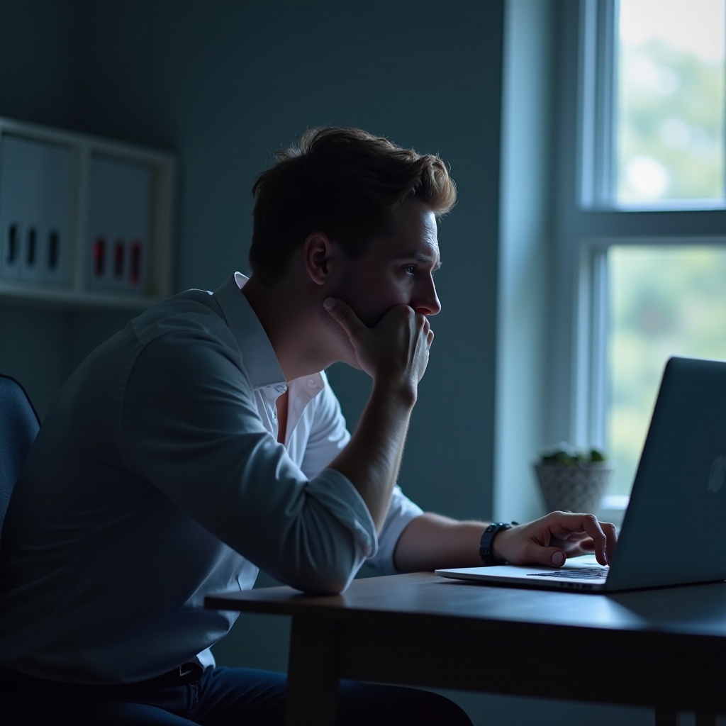 หน้าจอแล็ปท็อปคอมพิวเตอร์กลับหัว