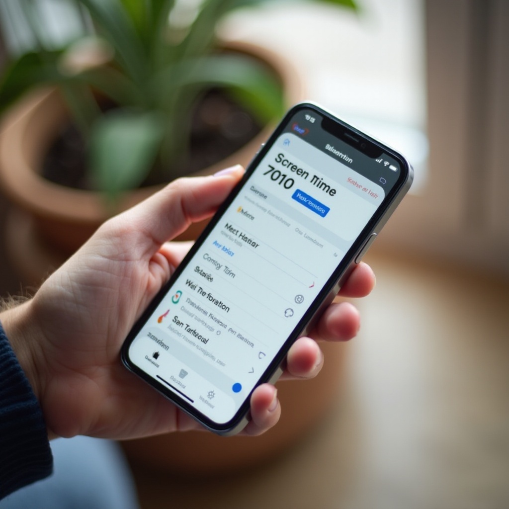 cara melihat waktu layar di iPhone