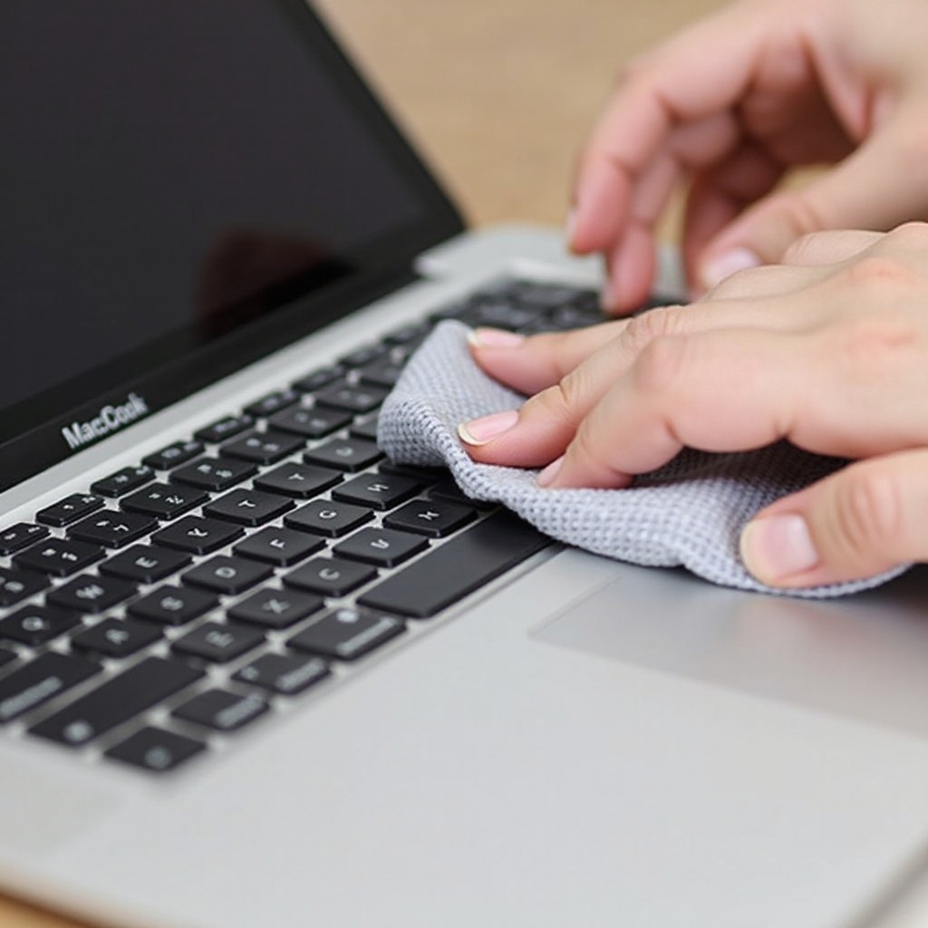 วิธีล็อคแป้นพิมพ์ MacBook เพื่อทำความสะอาด