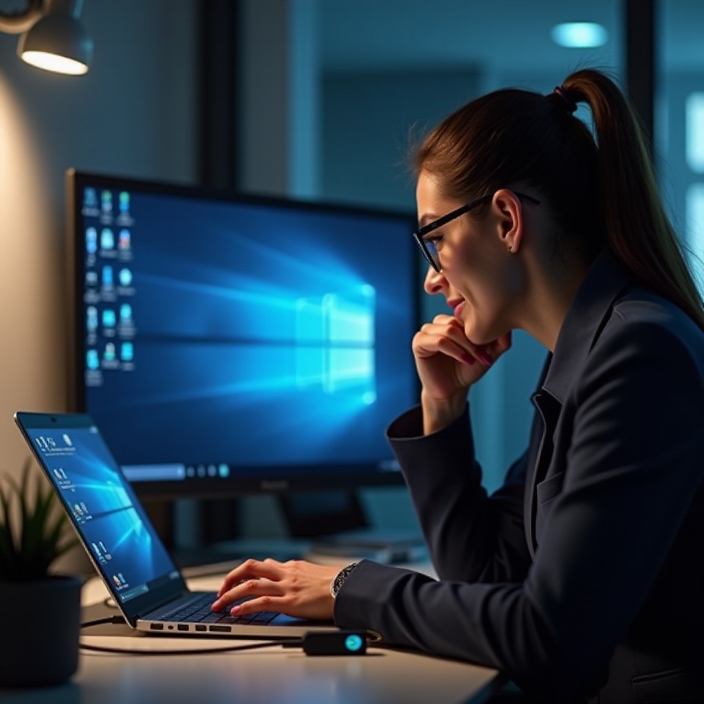 flash drive tidak muncul di Windows 11