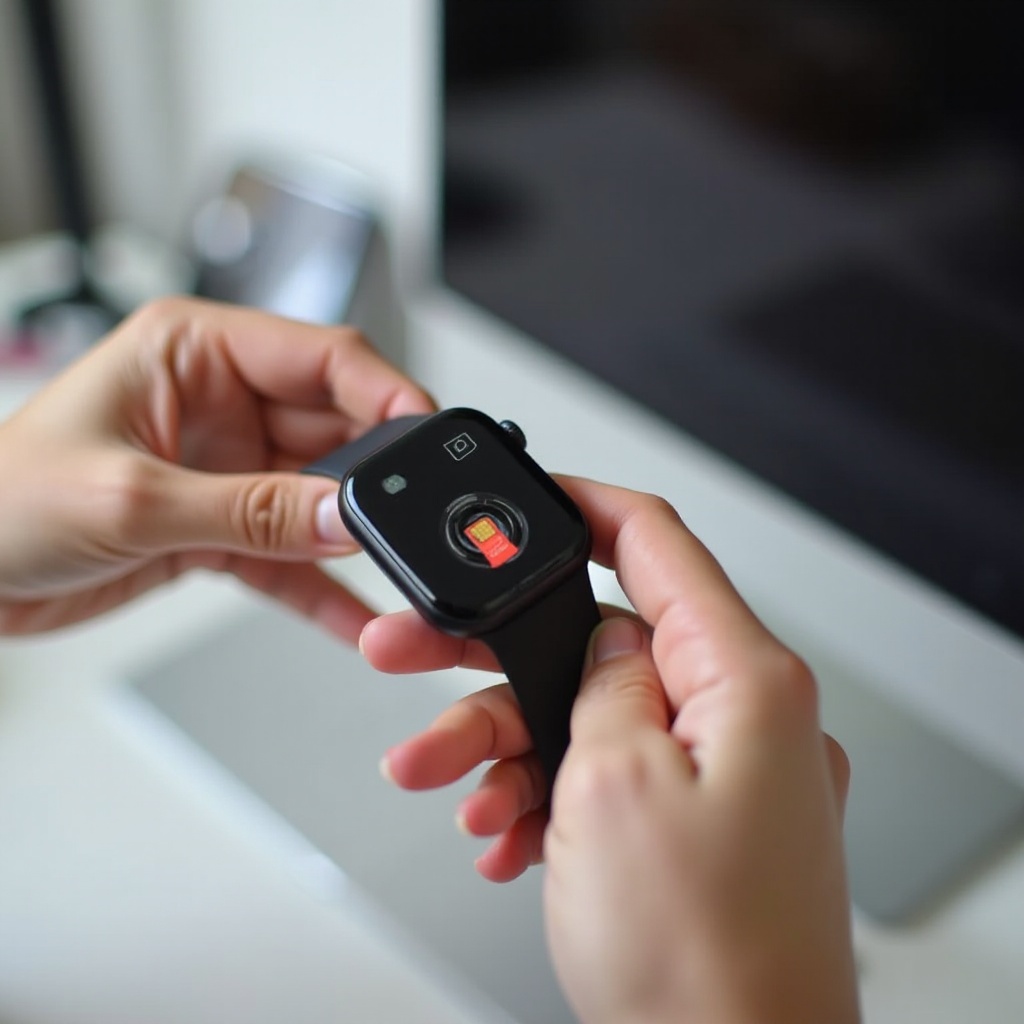 cara memasang kartu sim di jam tangan pintar
