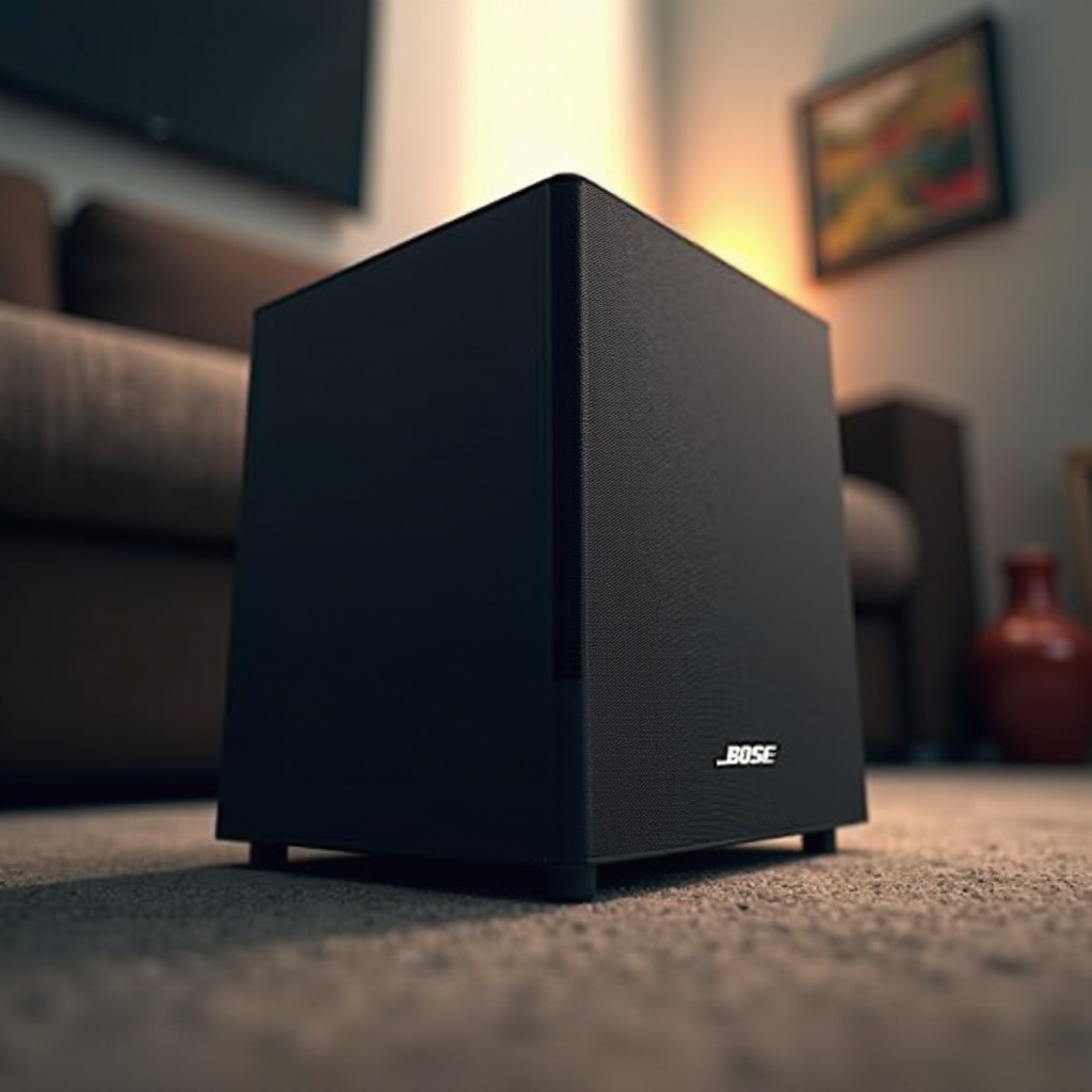 subwoofer bose tidak menyala