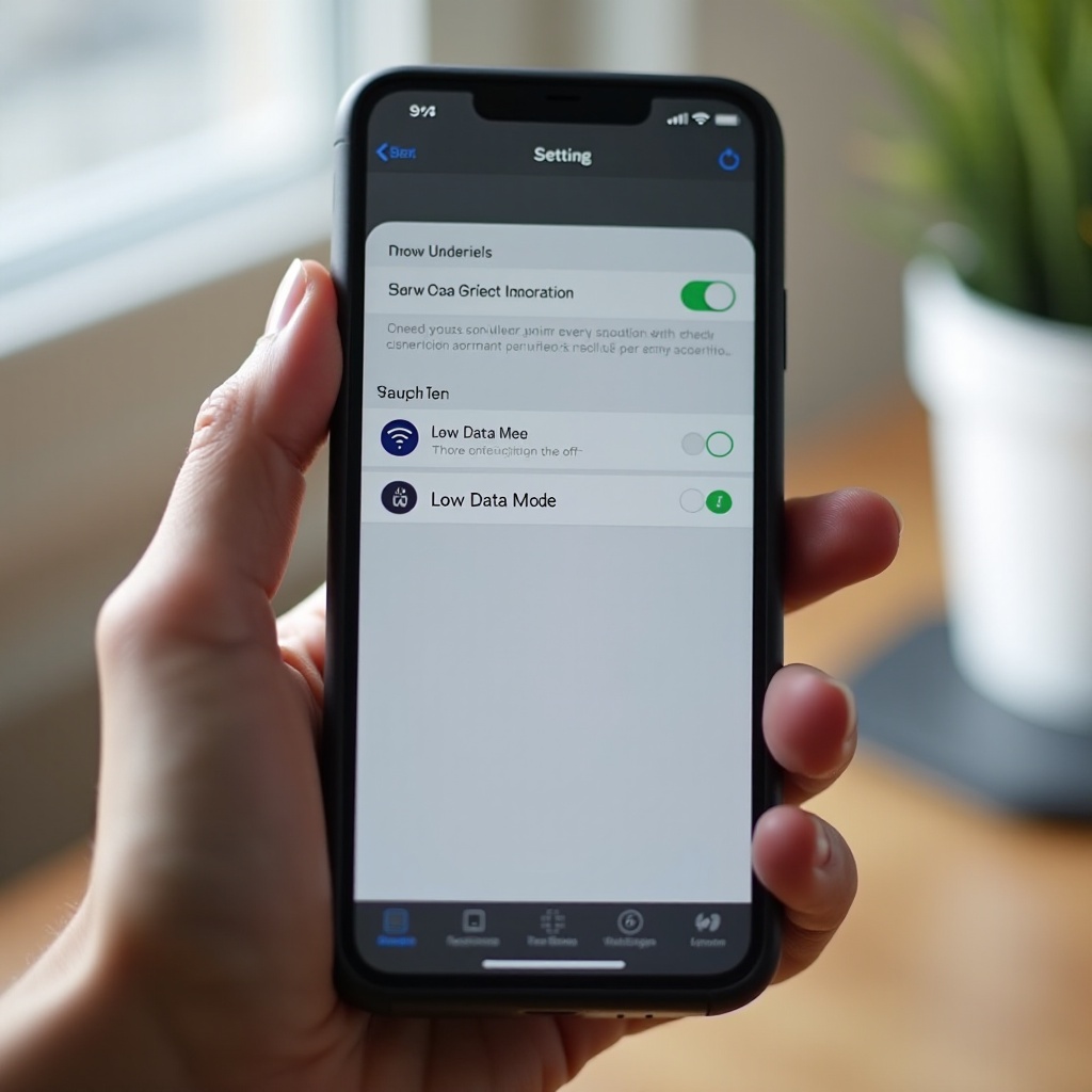 ปิดโหมดประหยัดข้อมูลต่ำบน iPhone