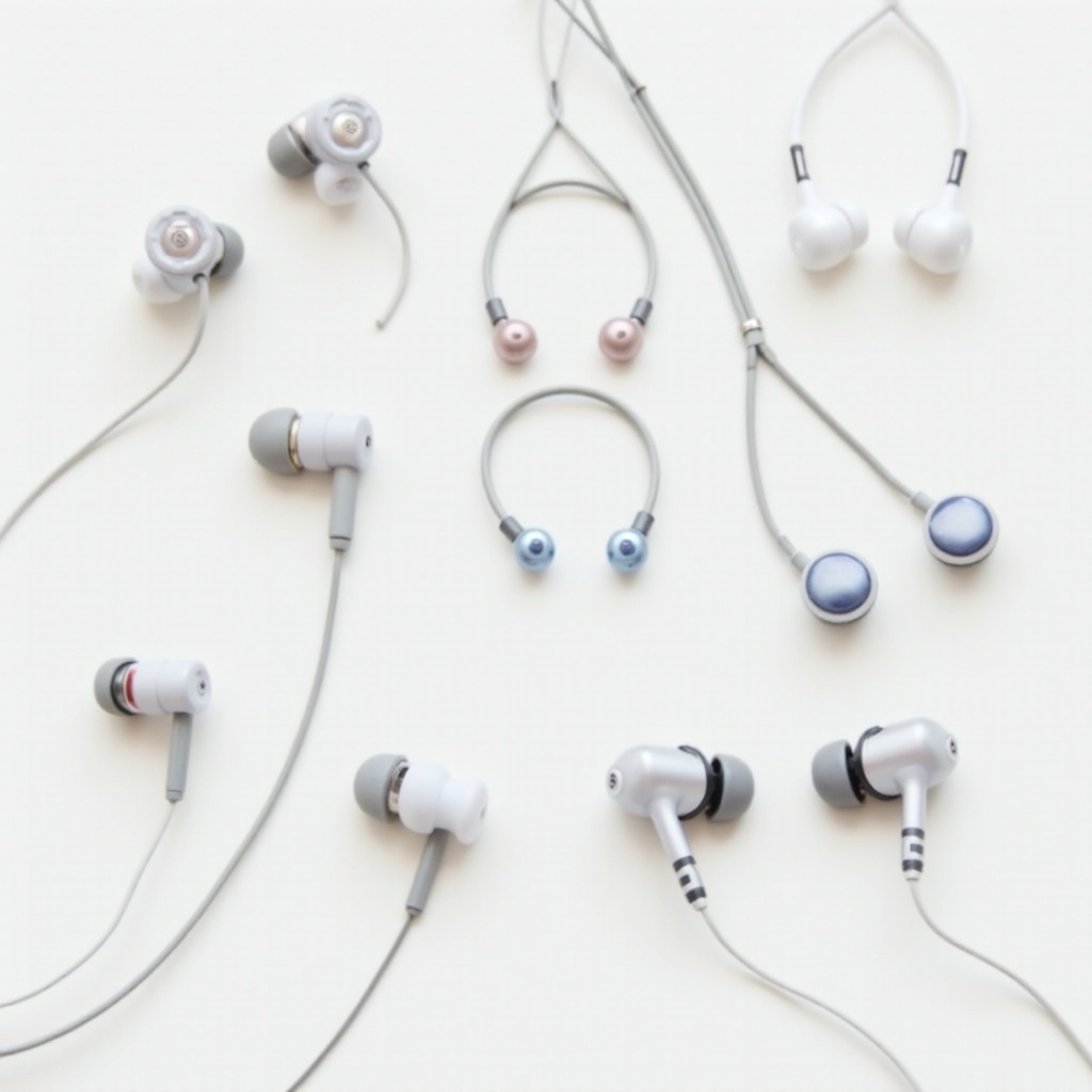 berbagai jenis earphone