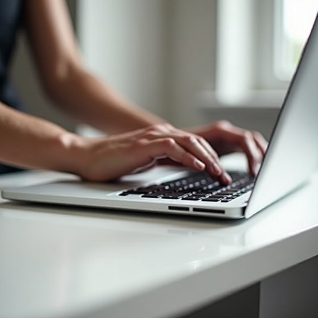 MacBook 키보드를 청소하려면 어떻게 잠급니까