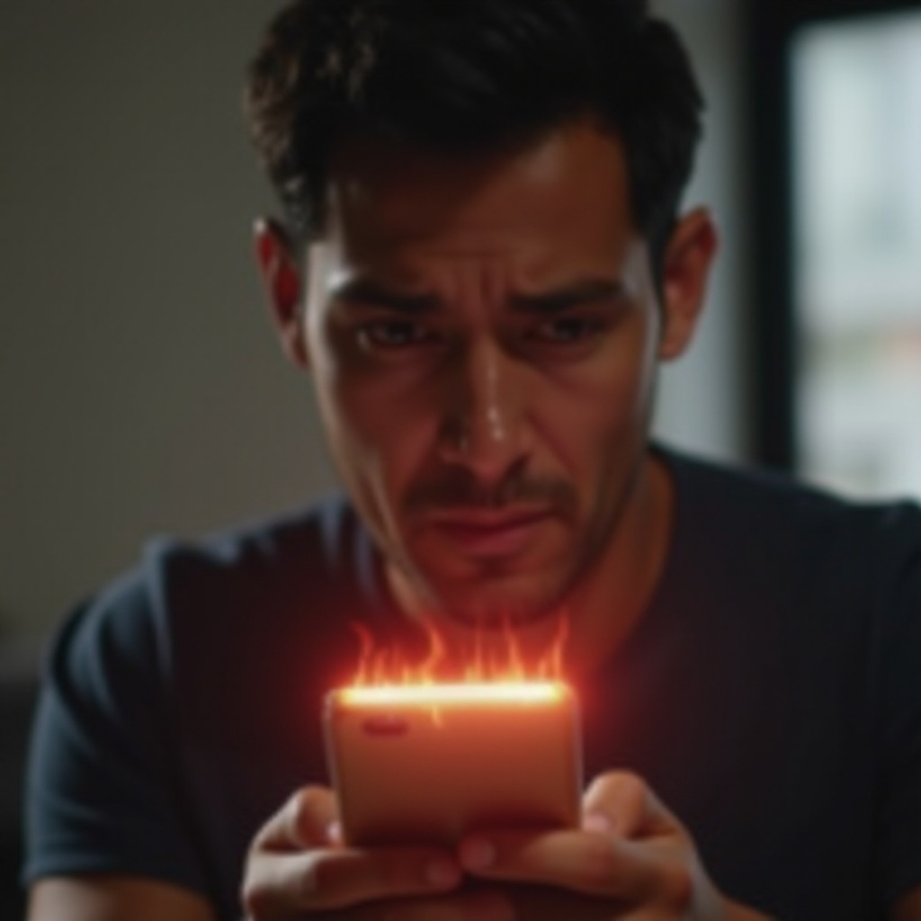 携帯電話が過熱した場合の対処法