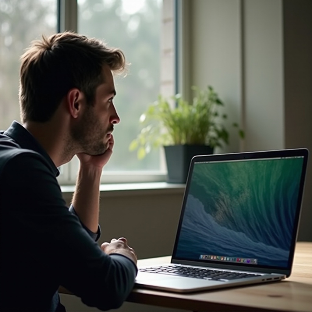 layar komputer laptop terbalik