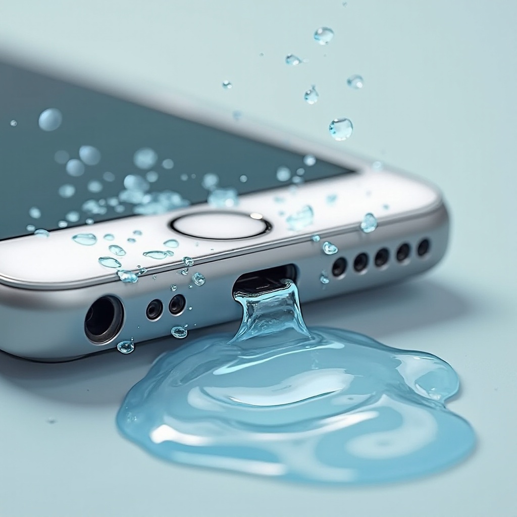 iPhone şarj portundaki suyu nasıl geçersiz kılabilirim