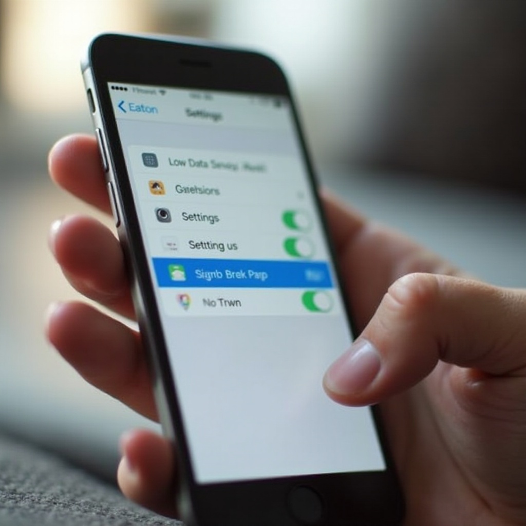 iphone düşük veri modunu kapatma