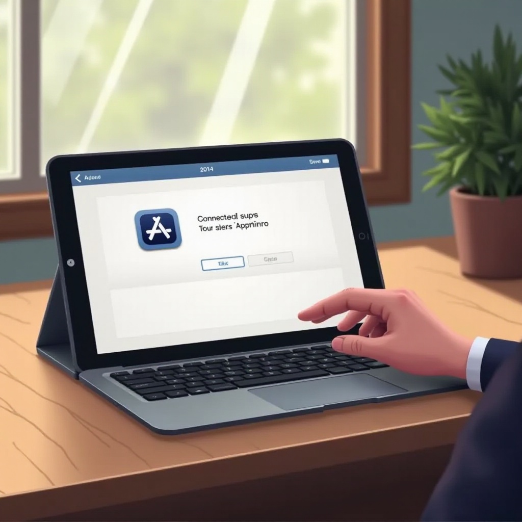 iPadがApp Storeに接続できません